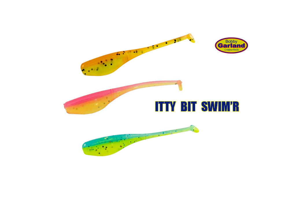 Bobby Garland Itty Bit Swim’R – un micro shad ”stralucitor”