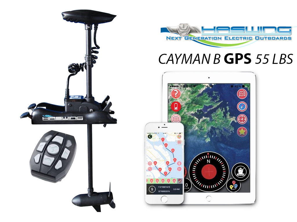 Haswing Cayman B 55 GPS – in topul motoarelor electrice cu GPS