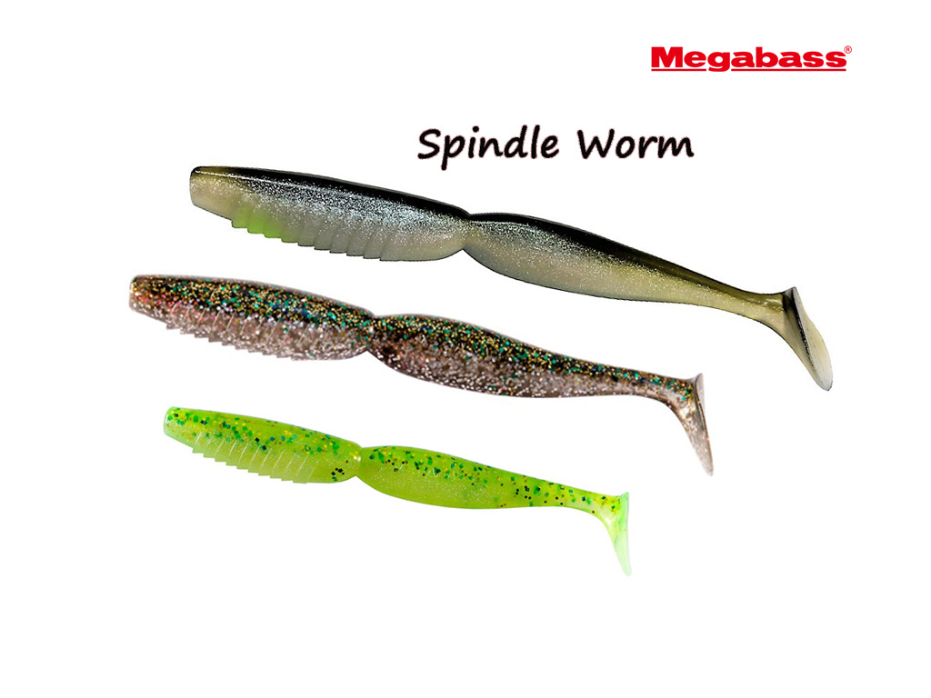 Megabass Spindle Worm – un shad vierme in saramura