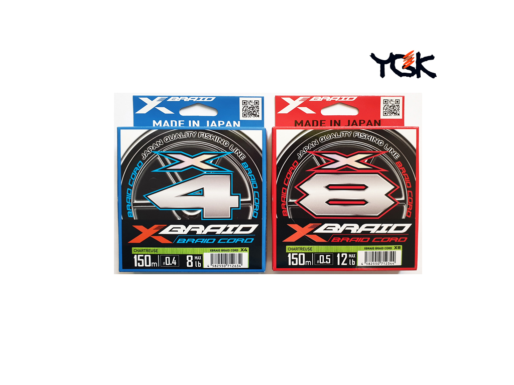 YGK X Braid - Braid Cord X4-X8 – alte fire textile de luat in calcul
